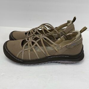 Jambu Womens size 8 Hillside  Taupe Textured Breathable Slip-On Shoes Shoes